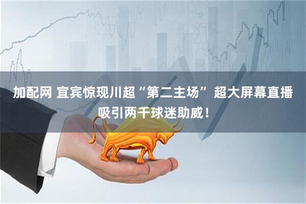 加配网 宜宾惊现川超“第二主场” 超大屏幕直播吸引两千球迷助威！